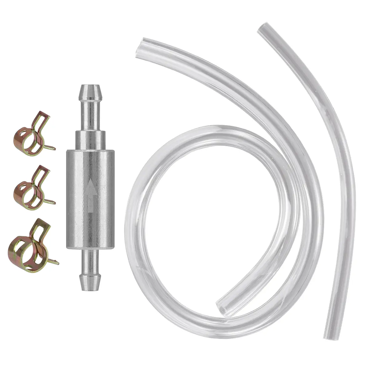 Brake Bleeder Hose, One Way Check Valve Tube Bleeding Tool Kit for Car Motorcyle Clutch, Upgraded Universal Brake Fluid Bleeder Kit for Hydraulic Brake System, Soft Tube with Metal Clips Maintenance