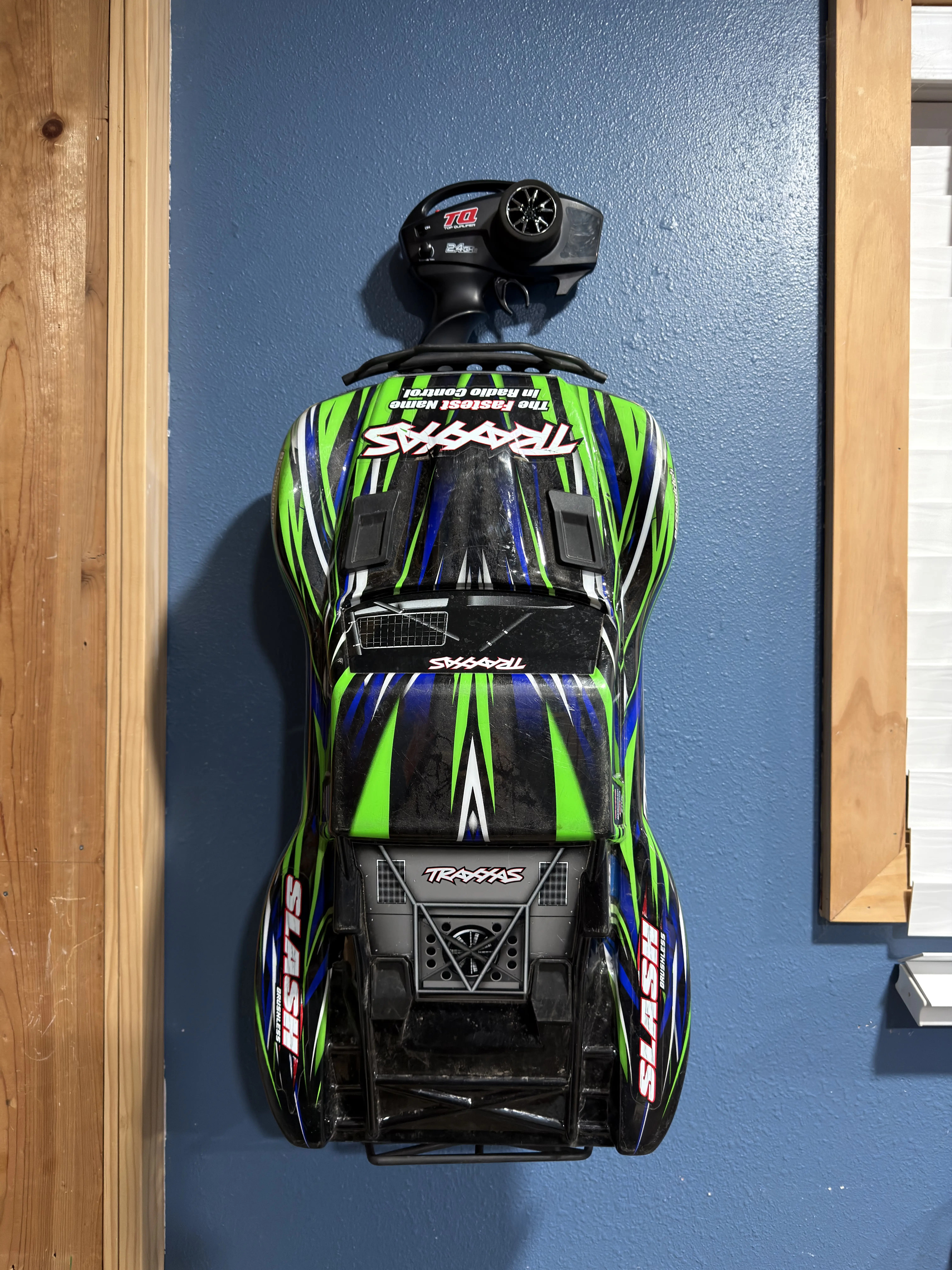 Traxxas Slash RC Car Wall Mount, Heavy-Duty Home Storage Rack for RC Vehicle Organization