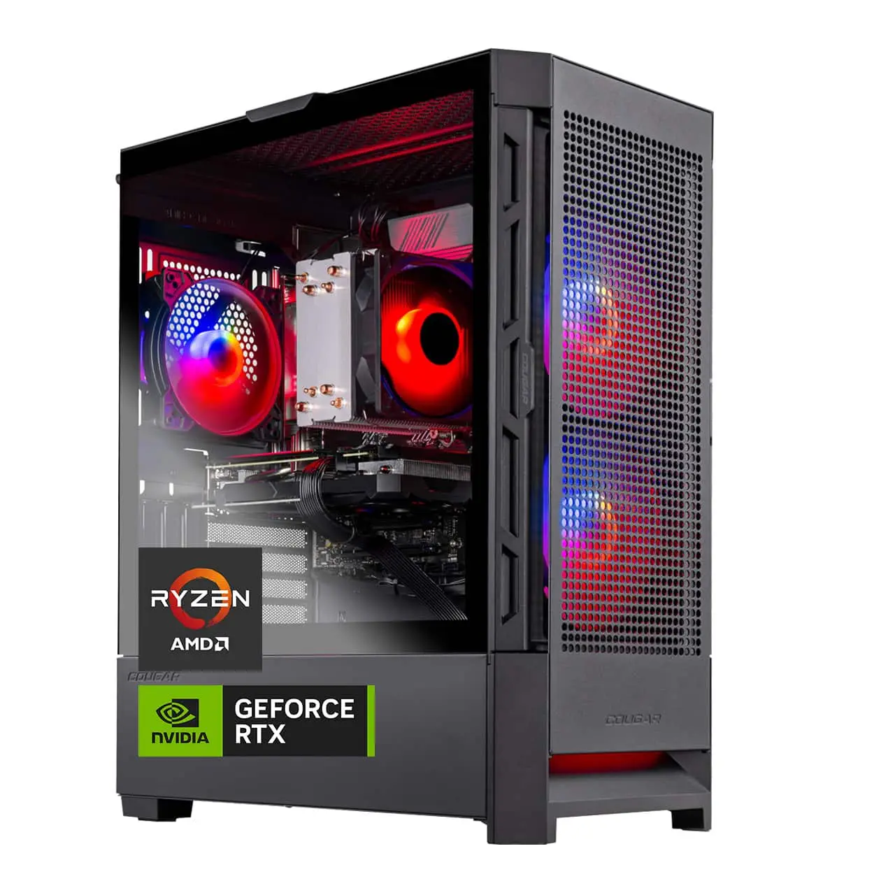 BLAZE4 MINI Gaming PC - AMD Ryzen 7 5700 (2024) - NVIDIA GeForce RTX 3050 (6GB) - 16GB DDR4 Memory - 500GB NVMe Storage