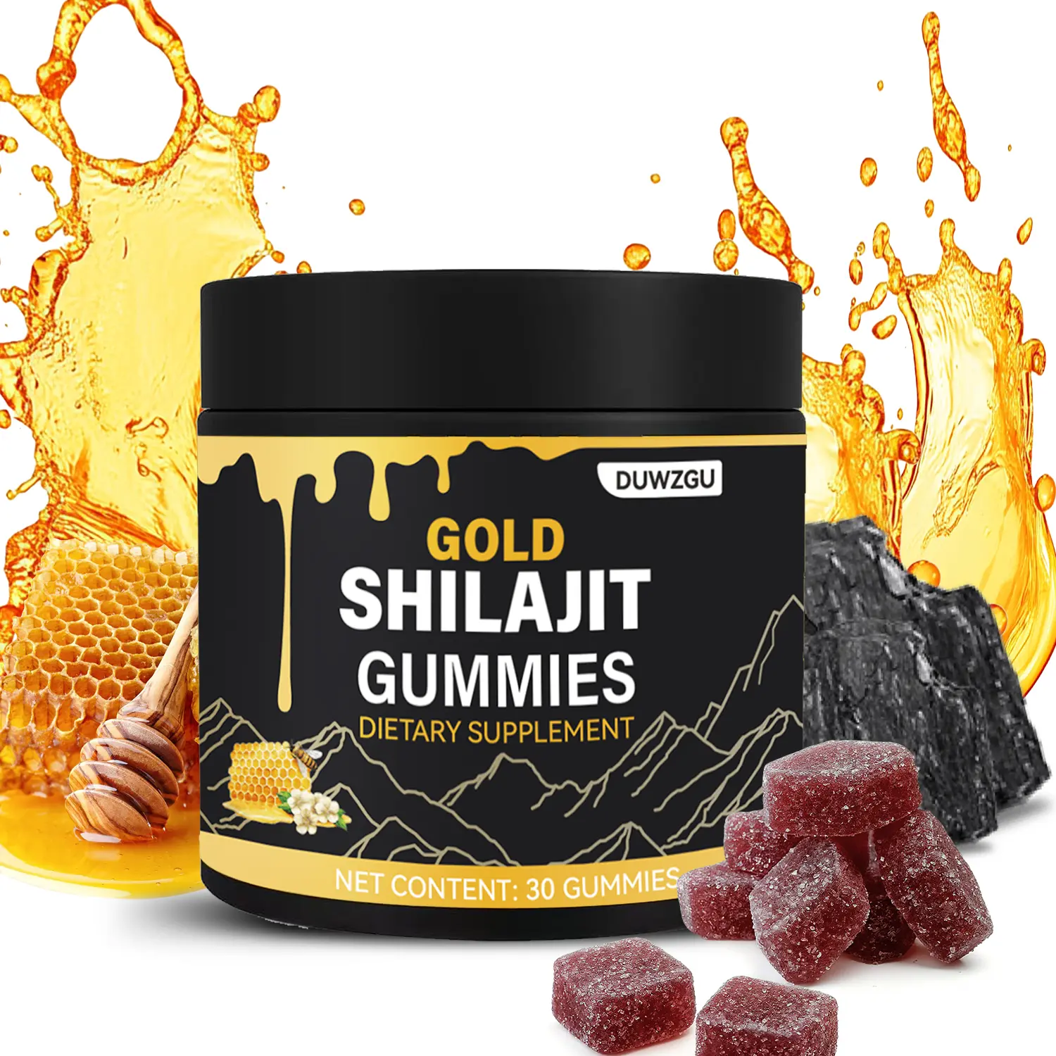 Shilajit Gummies with Organic Manuka Honey – Dietary Supplement for Men – 30 Gummies Shilajit Gummies with Organic Manuka Honey – Dietary Supplement for Men – 30 Gummies