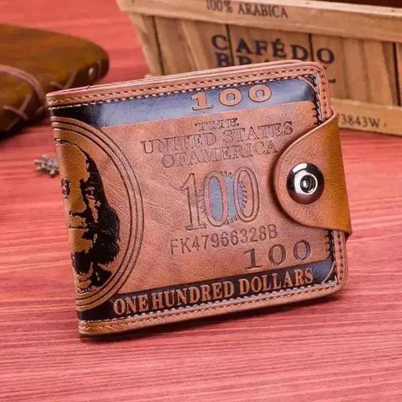 Mens Wallet, Classic Durable Bifold Style with a Slim Profile, Hasp Closure, Zippered Coin Pocket, and Card Slots, Minimalist, Men's Minimalist Wallet, Pu Leather, Slim Bifold, Daily Carry, Men’s Wallet