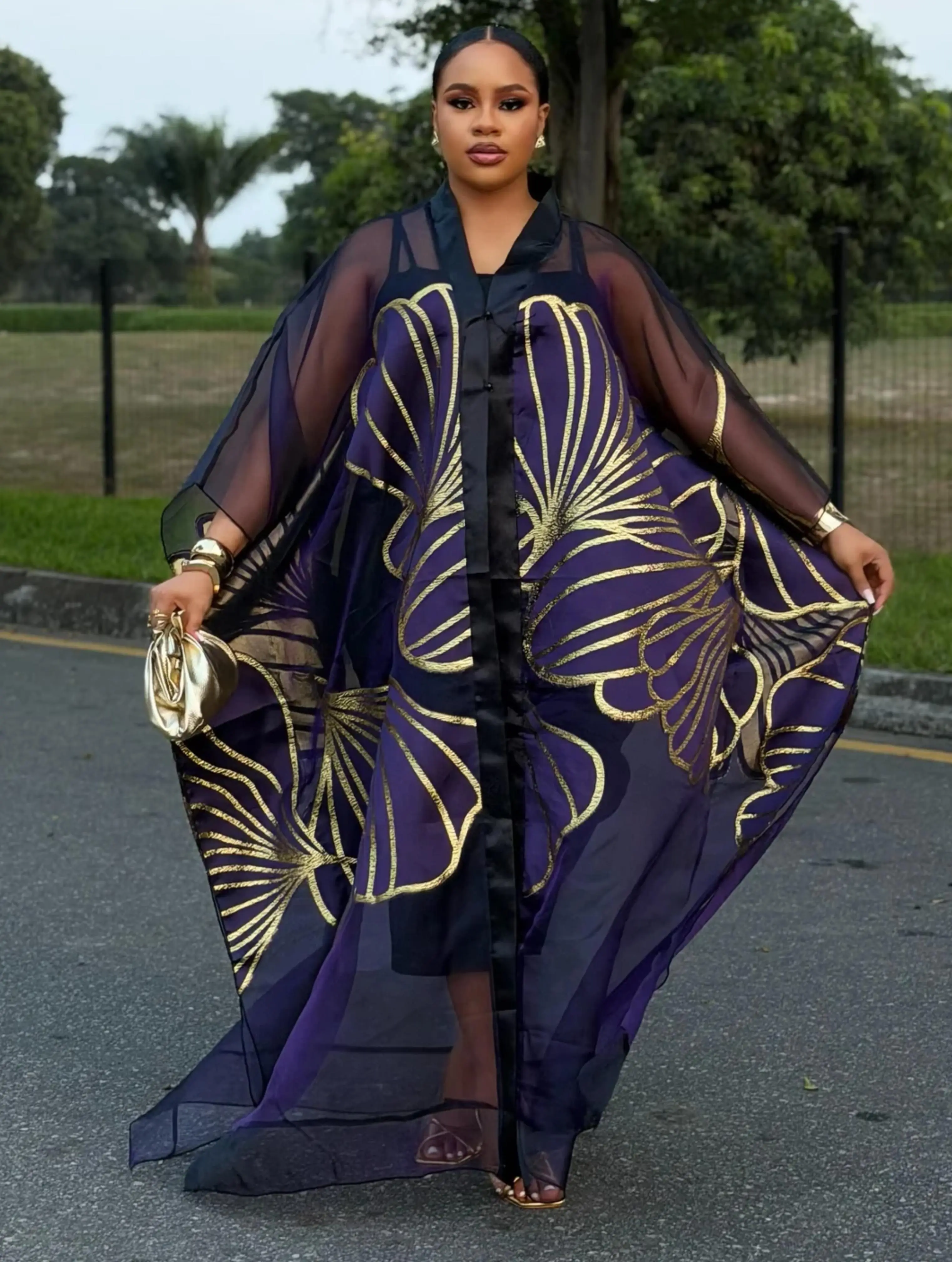 STATEMENT ORGANZA BUBU (PURPLE)