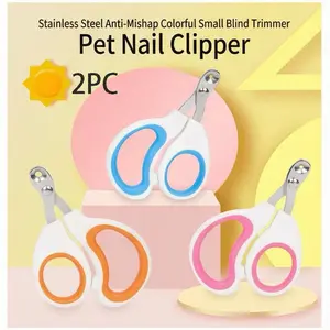 Cat Nail Clippers: Stainless Steel Safety Hole Design To Avoid Quick Cutting, 360° Nail Hold Ergonomic Soft Rubber Grip, Sharp Rustproof Blades For Safe Pet Grooming