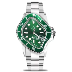 Melting Automatic Watches for Men Japanese Miyota 8215 Self-Winding Mechanical Movement Women Watch Waterproof Stainless Steel Art Surrealist Wrist Watches Pea001