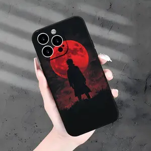 1pc, Sasuke from the animePhone Case Designed for iPhone, Featuring a Black TPU Soft Protective Cover, Compatible with iPhone Models 11 Through 17 Pro MaxCGH052909910