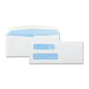212 MAIN No. 8 Double Window Envelopes, 3.63in x 8.63in Wove Paper, Security Tint, Stationery Office Supplies for Postal & Office Use