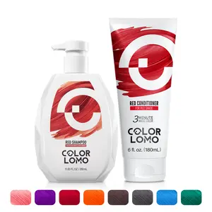 Colorlomo Color Conditioner & Shampoo for Salon-Quality Color Boost & Refresh 3 Minute Magic Color 6 fl oz Pure Nourishing Formula with Shea Butter & Sweet Almond Oil Safe Dermatologist Approved Haircare Cleansing and Conditioner