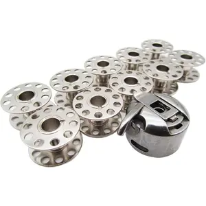 Brand -Bobbin Case #125291& BOBBINS Fit for  15-88, 15K88,15-90,15-91 Sewing Machines