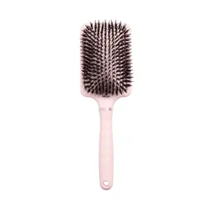 L'ANGE HAIR - Detangling Paddle Brush | Gentle Nylon Bristles for Wet & Dry Hair | Smooth Detangling & Scalp Massage | Lightweight, Non-Slip Handle | Works for All Hair Types