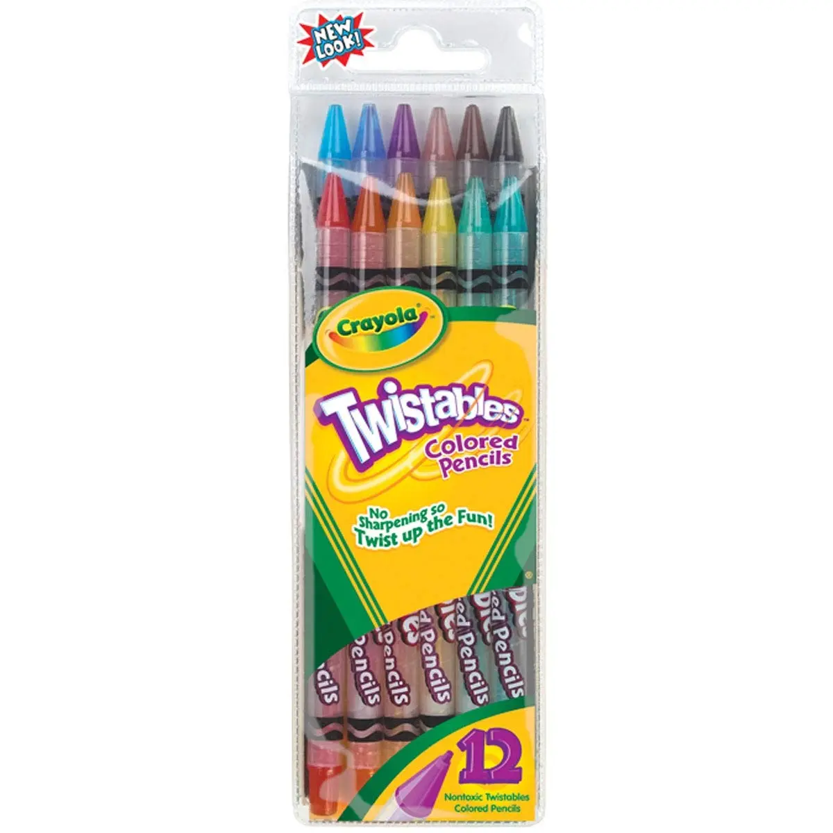 Crayola 071662574086 Twistables Pencils Assorted Colors 12 Ea