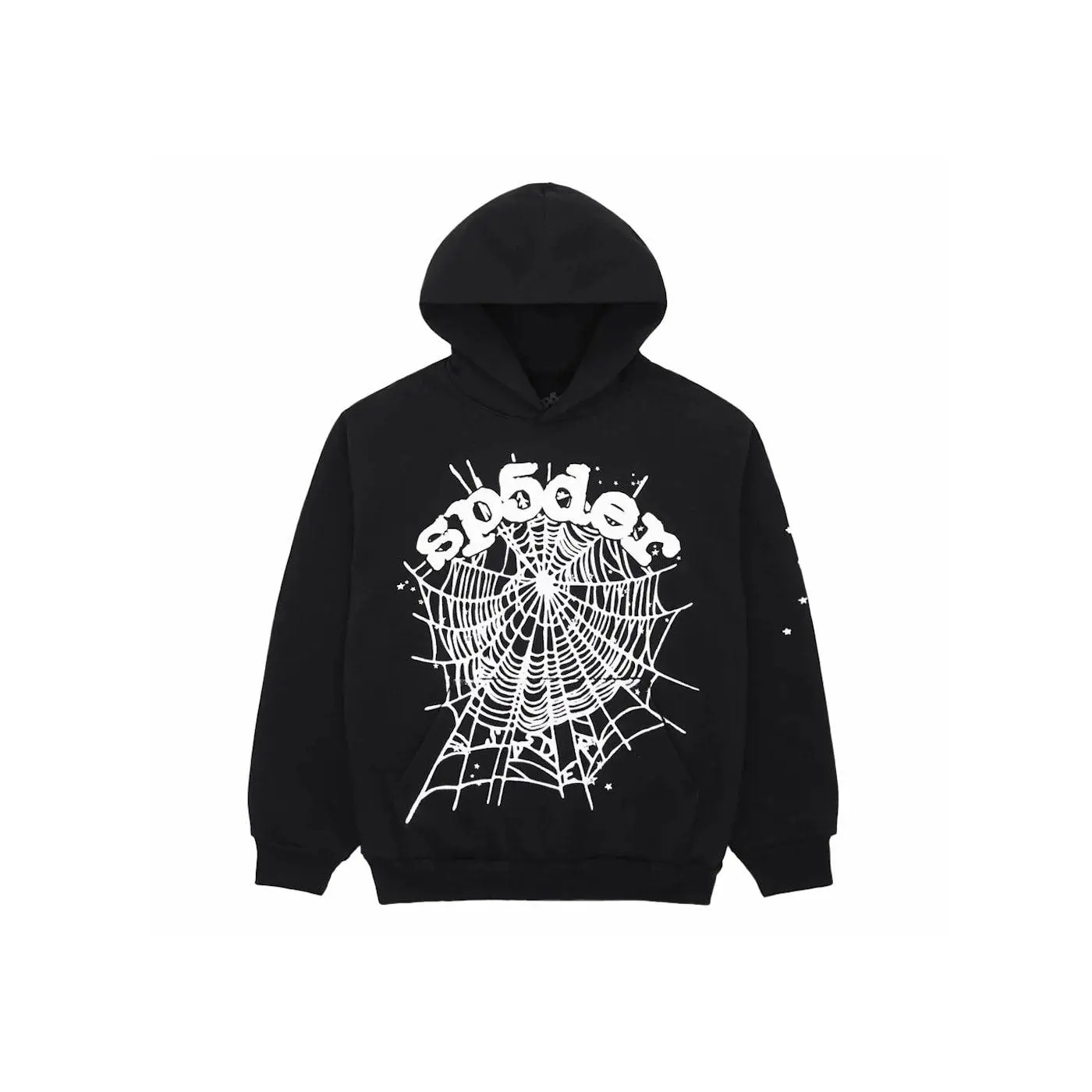 Sp5der OG Web Hoodie Black