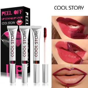 Long-lasting Peel Off Lip Stain, 1 Count Matte Liquid Lip Liner Moisturizer, Peel Off Lip Gloss, Moisturizing Lipstick, Suitable for All Occasions Lip Makeup, Cosmetic, Hydrating Lip Care, Glossy Lip Gloss