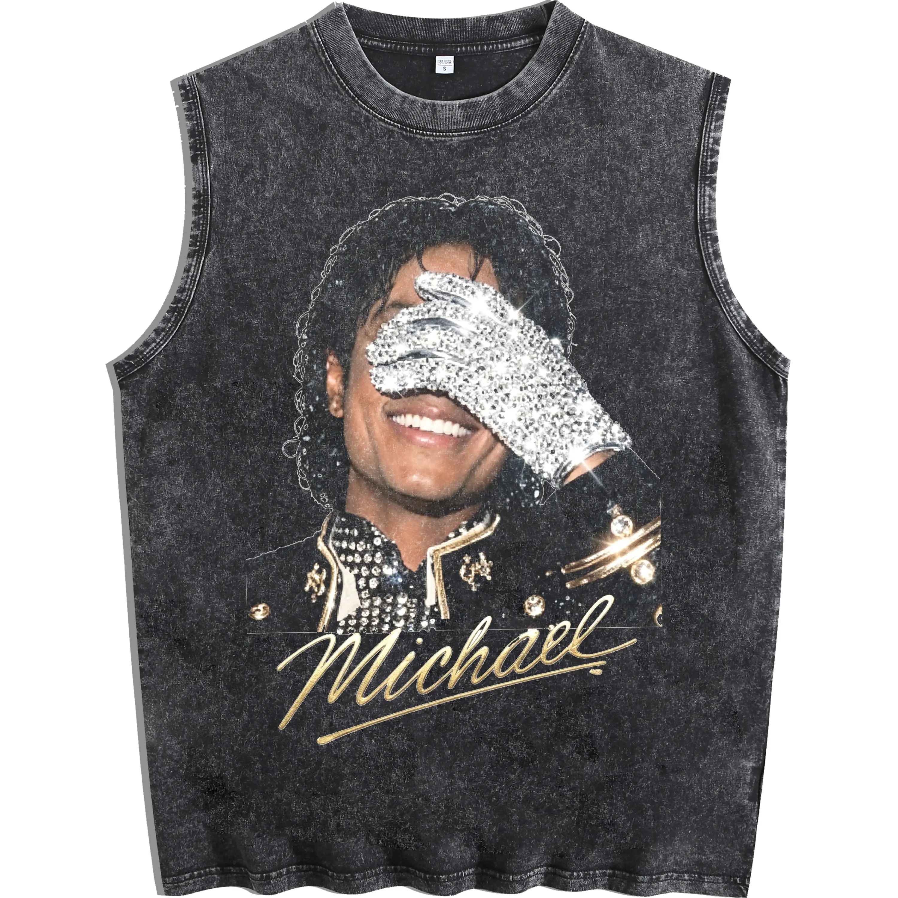 Michael Jackson Glove Graphic T-Shirt Vintage 90s Tee