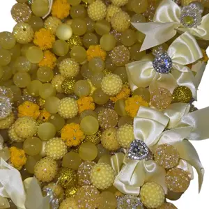 Yellow Colored Bead Scoop