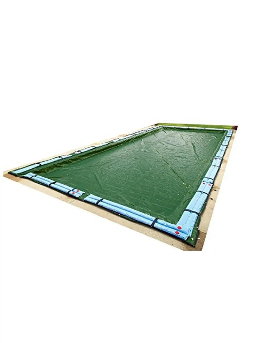 Arctic Armor 12-Year Durability In-Ground Rectangle Pool Cover (16'x32' Pool, 21'x37' Cover), Holds Up to Winter's Worst, Water Bag Loop, 4-Inch Spaced Loops, Loop For Water Bags, Loops Every Four Feet