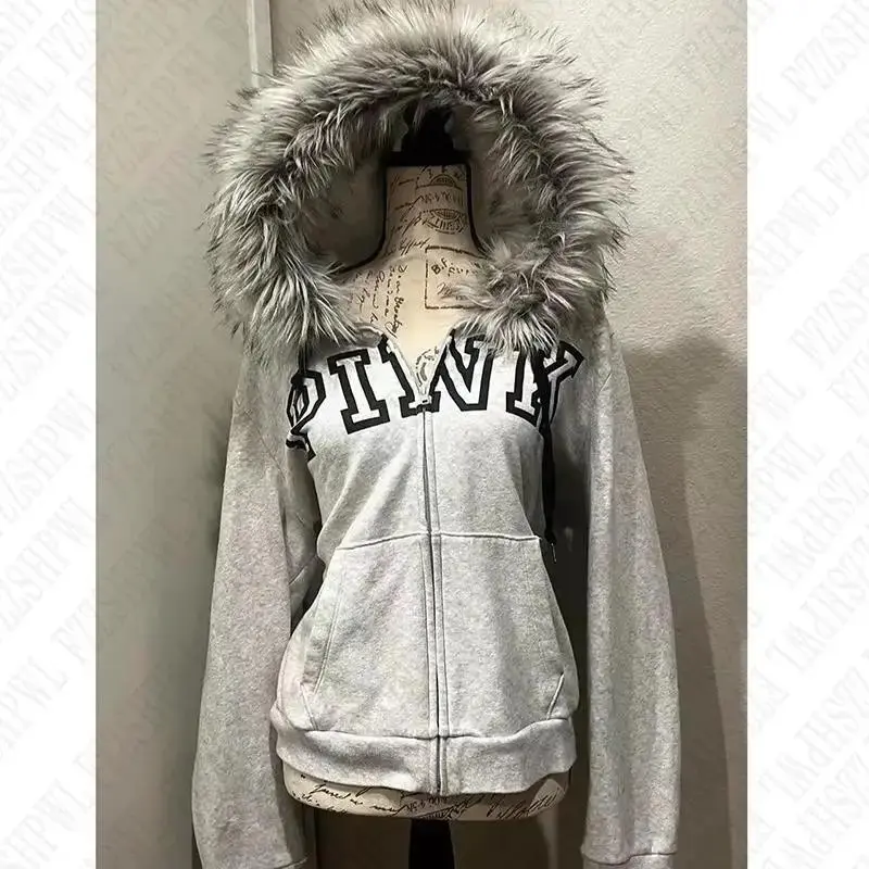 トップス lumignon Big Fur knit hoodie Lumignon original Big Fur knit hoodie ネイビー×ピンク｜Yahoo