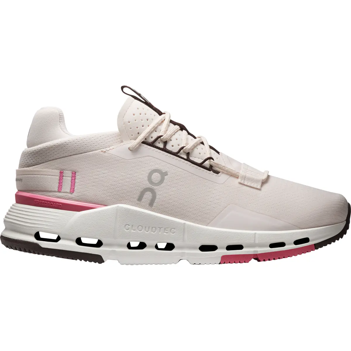 On Running Cloudnova 2 Oyster Ivory Women's Fashion Shoes New