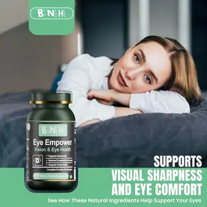BNH Eye Empower-Dry, Blue Light, Floaters - Blue Light Protection -- Blurred Vision -- Protects Dry, Irritated, Itchy Eyes -- Puffiness -- Fatigue and Other Eye Issues! 90 Capsules Made in the USA Eye Health Products Daily