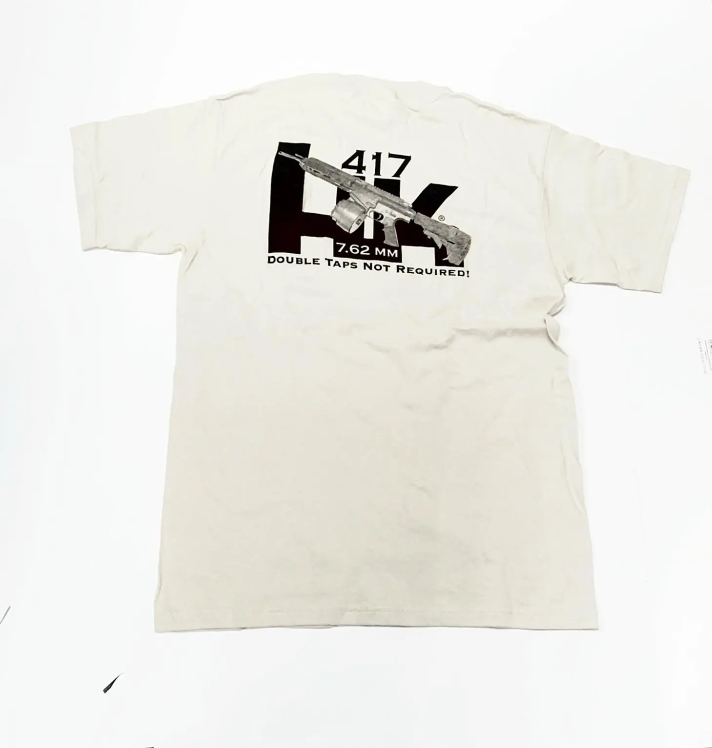 Men's Crew Neck Graphic T-Shirt, Fitted Vintage Streetwear with Firearms Print, Comfortable Cotton, Large Size, Shortsleeve, Menswear, All Seasons, Basic, Casual, Normal Type