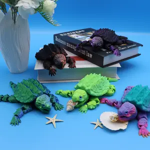 3D Printed Alligator Turtle Figurine, Home Decor Ornament, Halloween & Christmas Gift Idea, Perfect for Any Occasion, Turtle Designs, Home Decor Statue