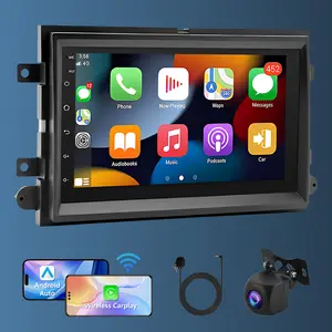 7" with Android 13 Car Stereo for Ford F150 F250 F350 (2004–2014) – with Wireless CarPlay/Android Auto, GPS, DSP, 2+32GB, AHD Camera, SWC, Mic