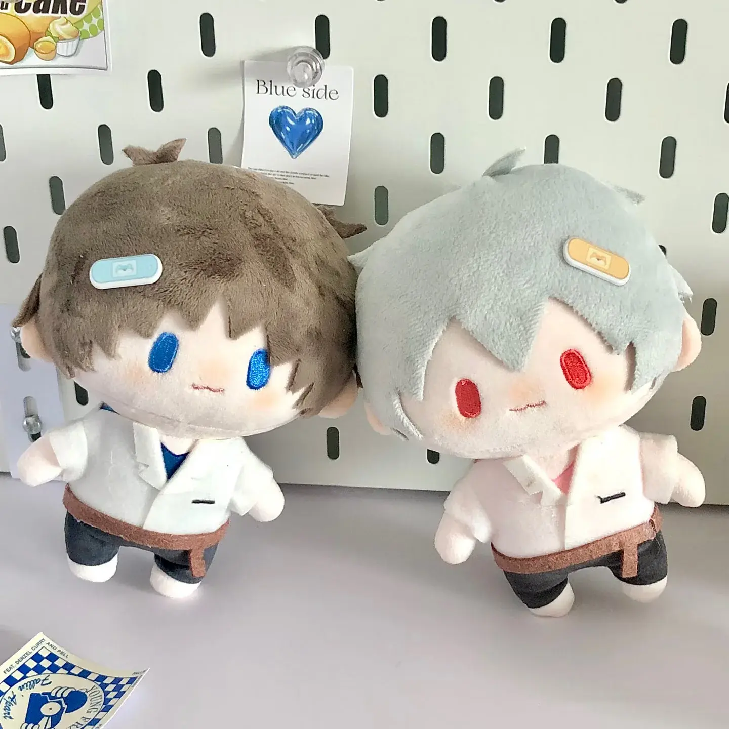 Kwawii Neon Genesis Evangelion Plush Dolls, EVA Series Anime Goods for Anime Fans, Kaworu Nagisa & Shinji Ikari Unisex Soft Stuffed Cartoon Stress Relief Toys