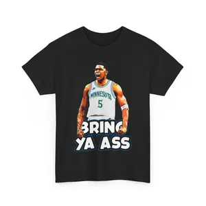 Anthony Edwards Bring Ya Ass Playoff T-Shirt