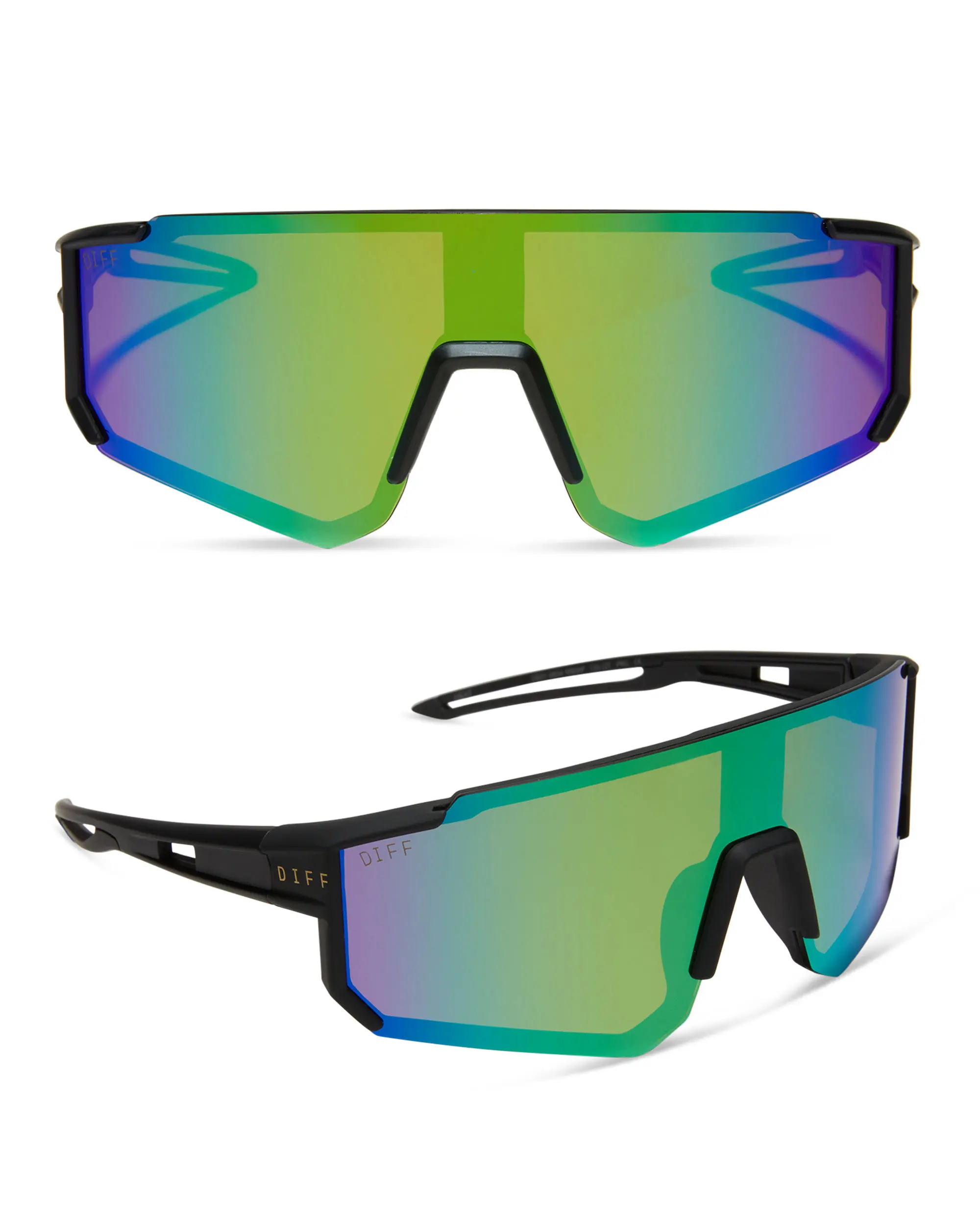 DIFF Sport Heat Lightweight Shield Sunglasses Unisex Frame DIFF Sport Heat Lightweight Shield Sunglasses Unisex Frame