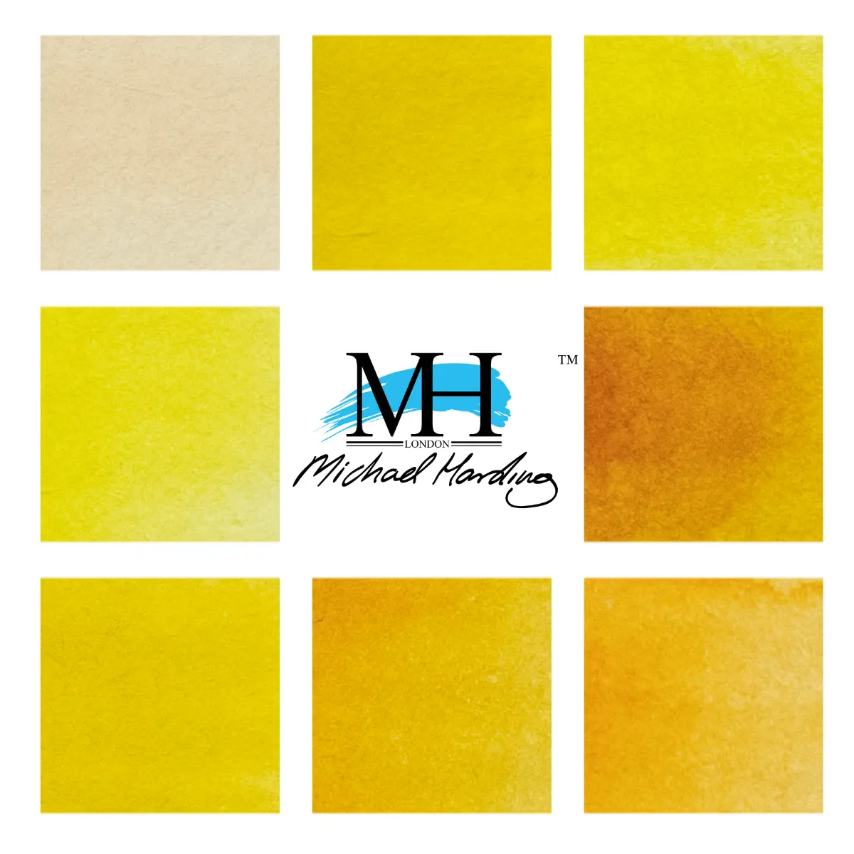 Michael Harding Artists Watercolor 15ml Tubes - Yellow Colors