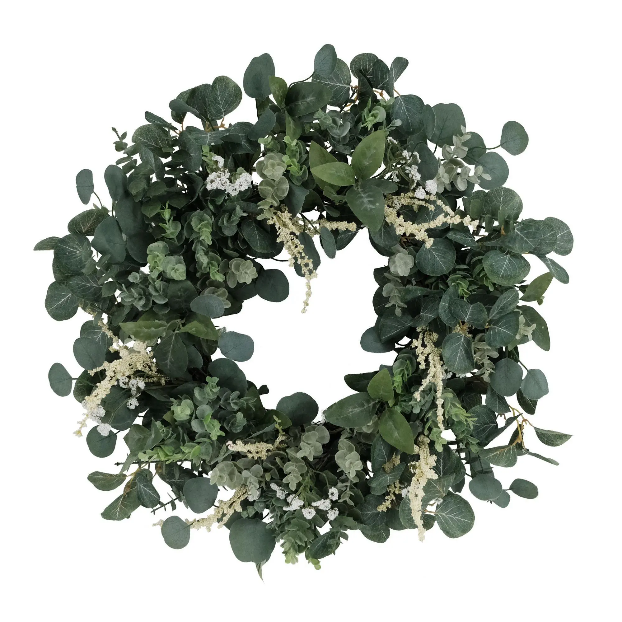 Puleo International 24" Eucalyptus Floral Spring Wreath