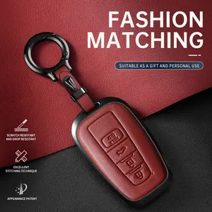 For Toyota Key Cover 2020-2022 Highlander Corolla Prius 2018-2024 RAV4 Camry C-HR Avalon GT86 Interior Car Accessories Vehicle Car Key Protector Key Fob Shell