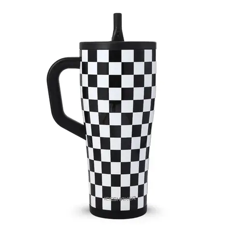32oz Legend Series Shaker Bottle - Black & White Checkers (auction)