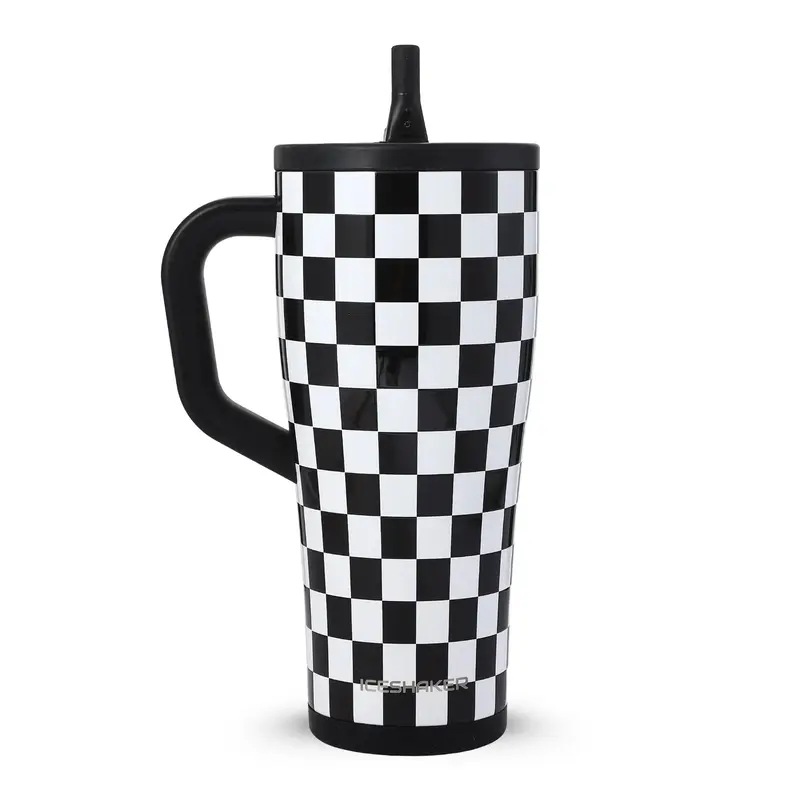 32oz Legend Series Shaker Bottle - Black & White Checkers (auction)