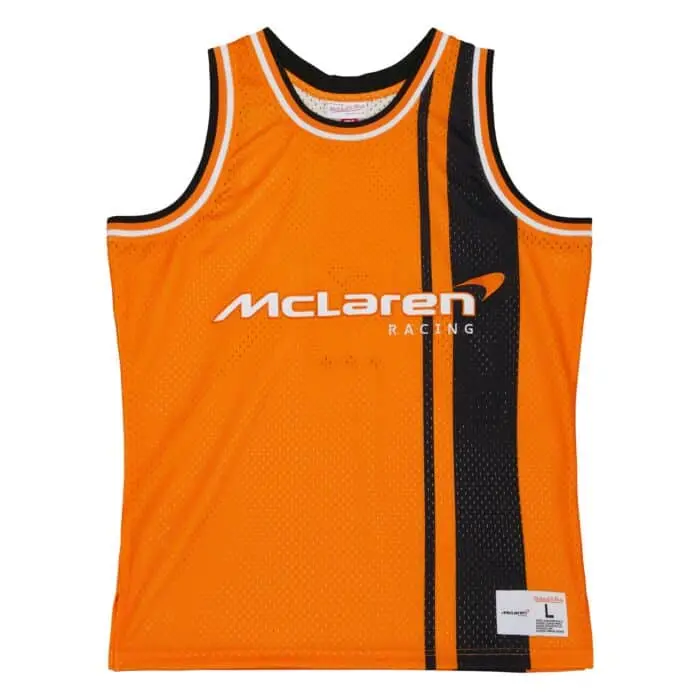McLaren Racing F1 Mitchell & Ness Special Edition Monaco GP Triple Crown Tackle Twill Jersey