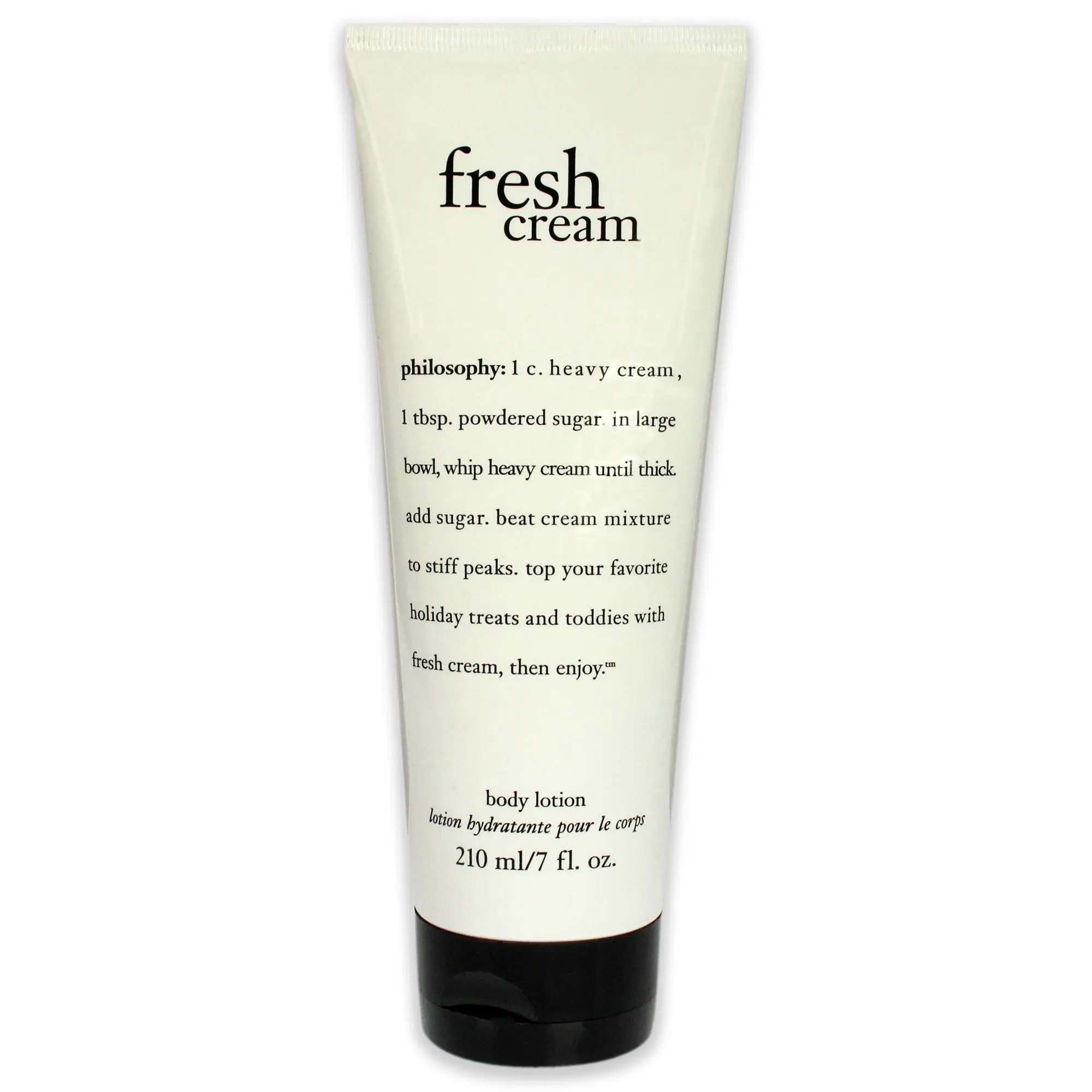 Philosophy Fresh Cream Women's Body Lotion Moisturizer - 7 oz, Daily Beauty & Personal Care Product, Refreshing Formula for Skin Revitalization in Simple Routines, 7 Fl Oz