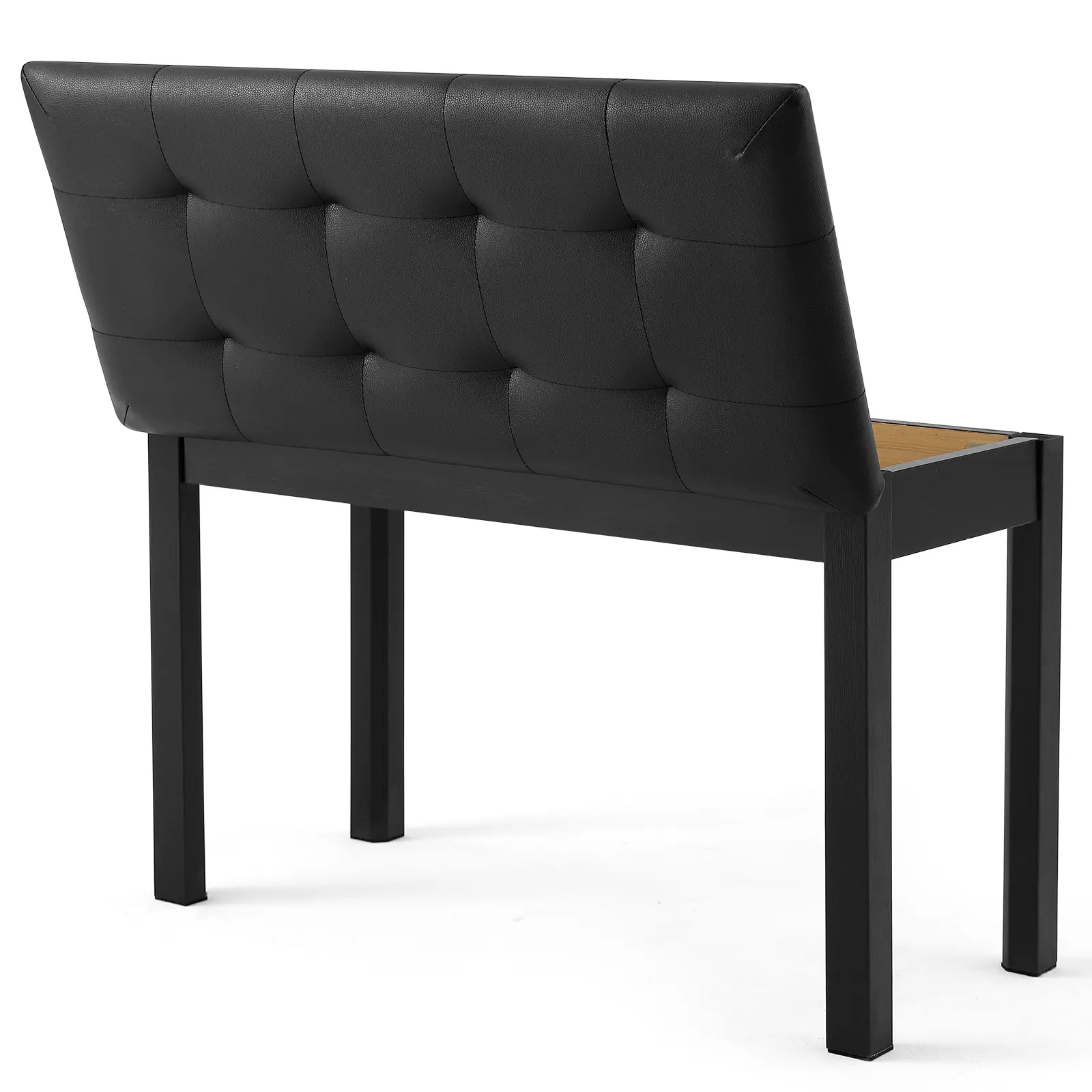 MUSTAR Piano Bench Piano Stool with Storage 74cm Large Seat Solid Wooden Keyboard Bench Soft Faux Leather Padded Seat for Vanity Living Room Bedroom