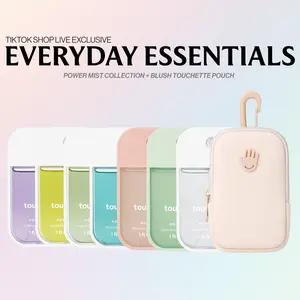 Touchland Everyday Essentials Power Mist Collection + Blush Touchette Pouch