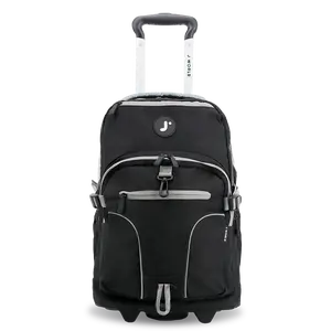 Lunar Multi-Purpose Laptop Rolling Backpack (19.5 Inch) in Black