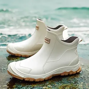 Unisex Daily Rain Boots | Lightweight, Wear-Resistant, Anti-Slip Sole, Ideal for Car Washing, Gardening, Outdoor Adventures