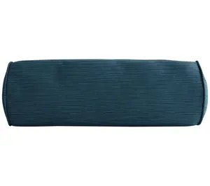 Sorra Home Velvet Bolster Pillow 16 in x 6 in x6 in