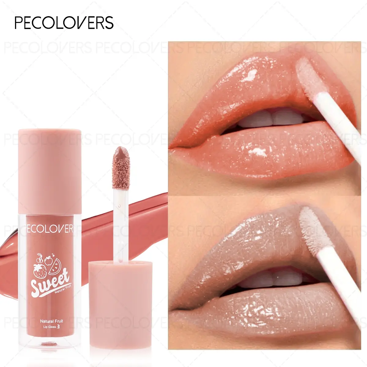 1PC Moisturizing Liquid Lipstick Jelly Lasting Nude Cherry Red Pink Lip Gloss Non Sticky Cup Lip Tint Lips Makeup