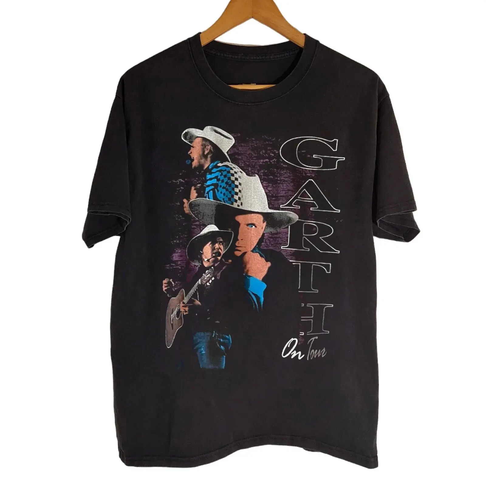 1992 Garth Brooks Vintage Country Music Tour Band Tee Shirt 90s 1990s