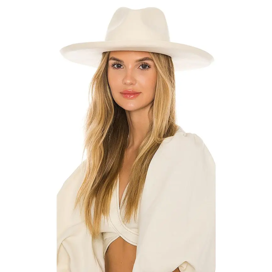 Lack of Color Melodic Fedora in Ivory
