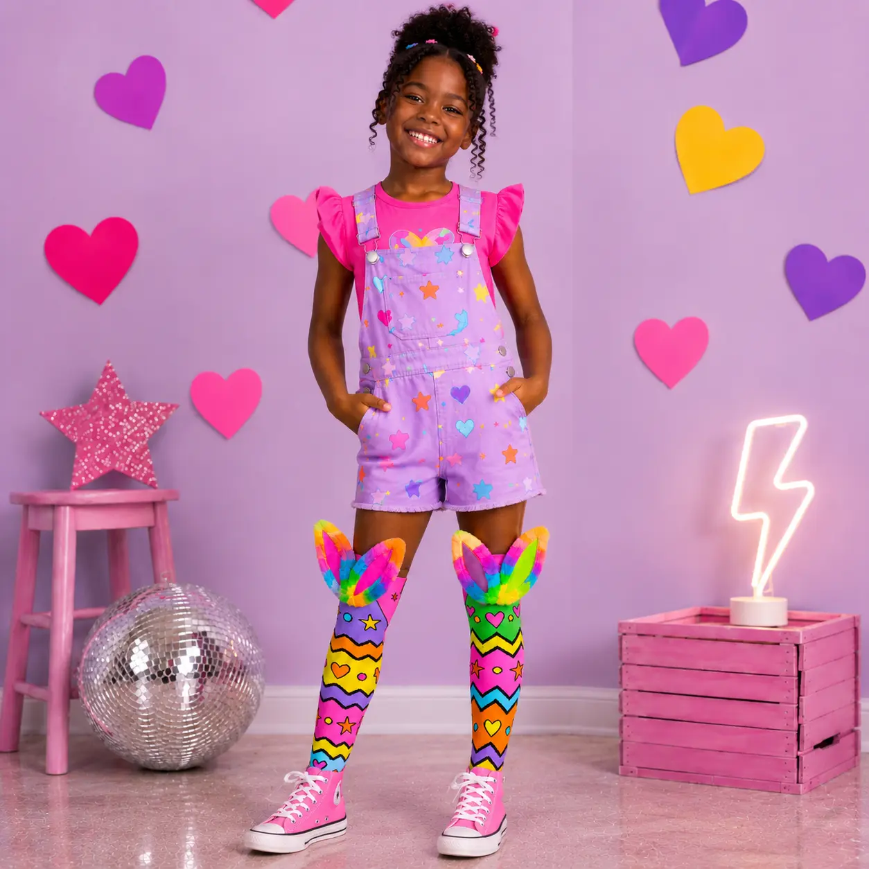 BRIGHT AND BOUNCY SOCKS