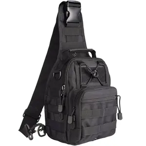 Tactical Sling Shoulder Backpack for Men, Outdoor Military Chest Bag Crossbody Bag Small Sports Backpack for Traveling, Trekking, Camping, Hiking