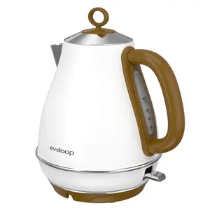 EVOLOOP 1.7LElectric Kettles, BPA Free Tea Kettle, Hot Water Boiler Heater, Stainless Steel Teapot, Auto Shut-Off & Boil-Dry Protection, 120V/1500W