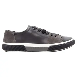 Pre-owned Prada Men's Prada stratsuede leather low top sneakers by Rebag