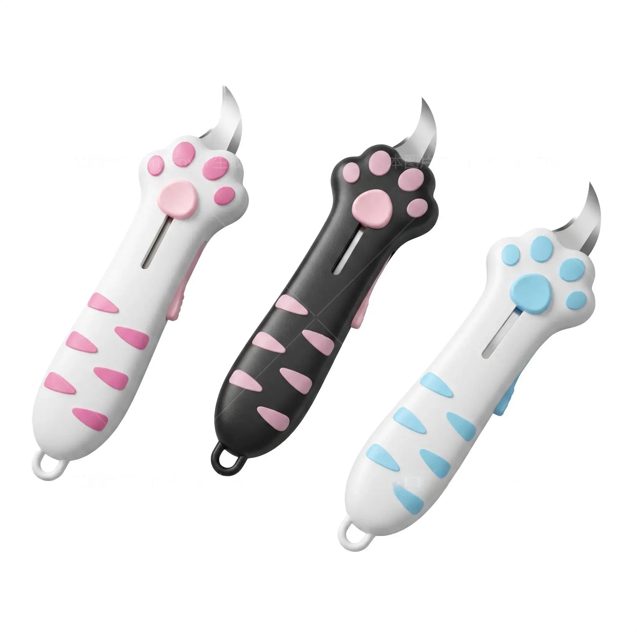 Cute Cat Paw Letter Opener, Portable Mini Unboxing Tool, Stylish Cat Design Multi-Purpose Parcel Cutter for Home Use，Adorable Cat Paw Box Cutter | Perfect for Home Office Dorm-MM3