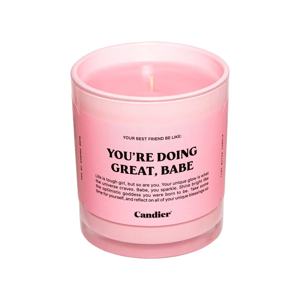You're Doing Great Candle
