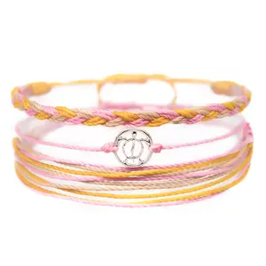 Sea Turtle String Bracelet Stack